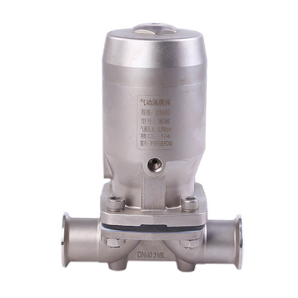 Stainless steel pneumatic diaphragm valve