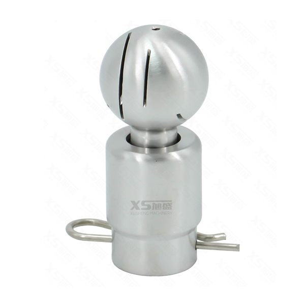 Two on each side of the bolt rotary cleaning ball