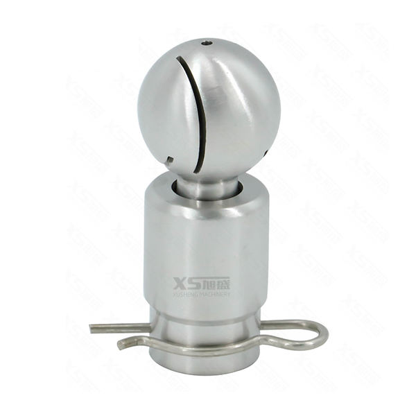 One on each side of the plug rotary cleaning ball